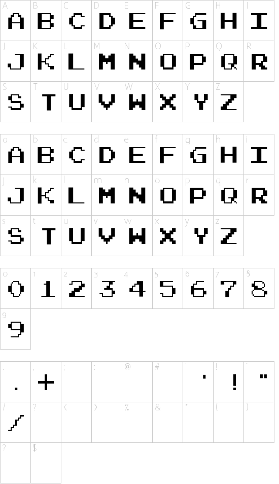 Alphabet_03 Schriftart Font Download Kostenlos
