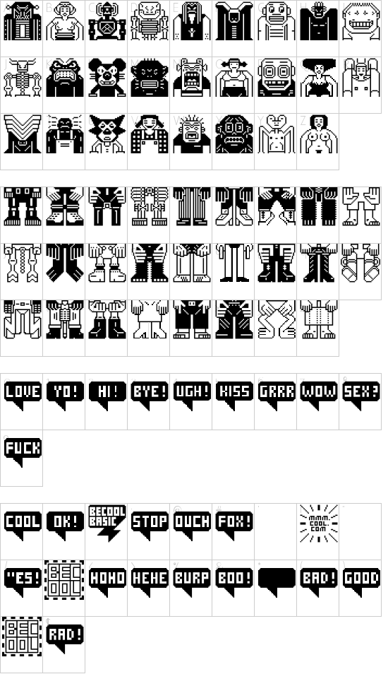 BECOOL Schriftart Font Download Kostenlos