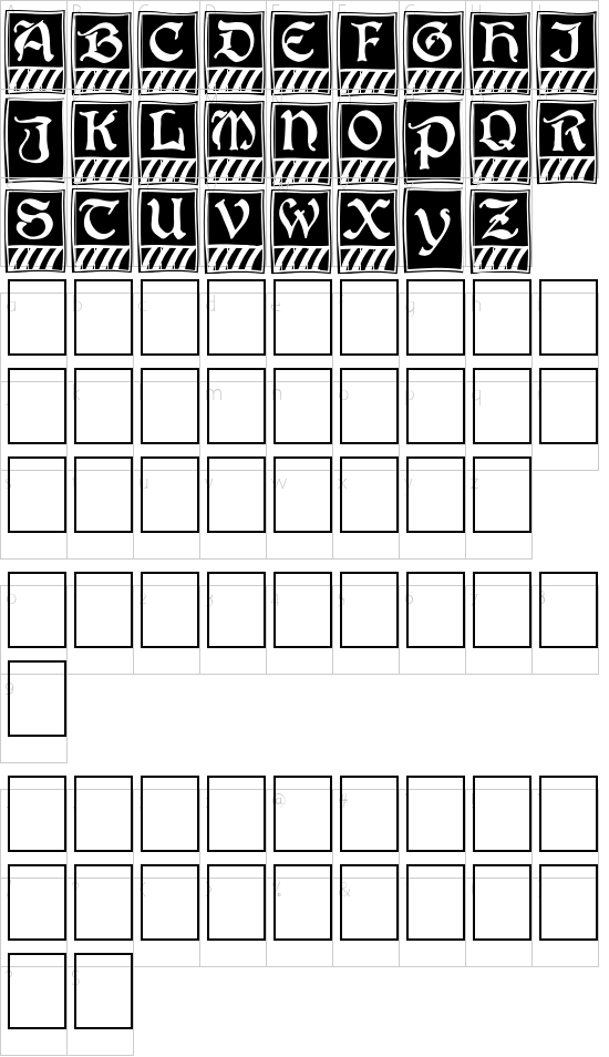 BoisterCapitals Schriftart Font Download Kostenlos