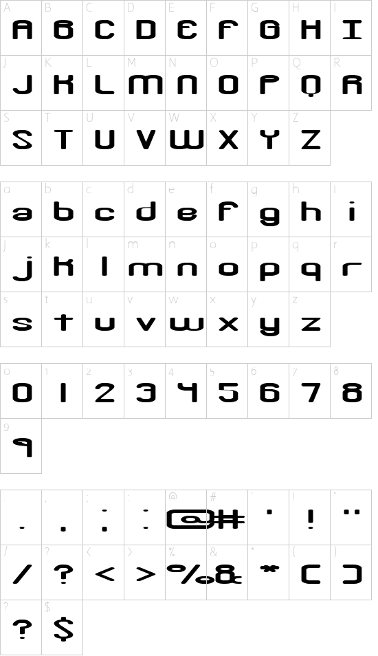 Crackdown R (BRK) Schriftart Font Download Kostenlos