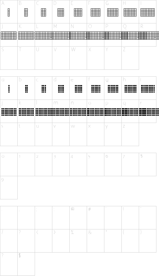 Pica Hole - MRT Schriftart Font Download Kostenlos