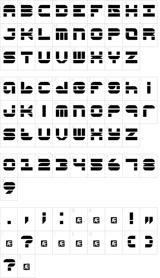 Pseudo (BRK) Schriftart Font Download Kostenlos