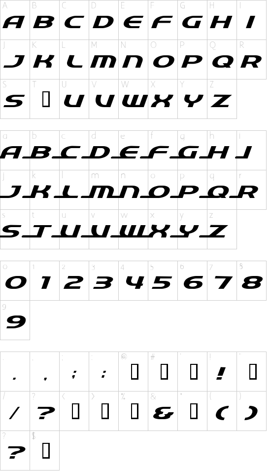 QuickExpress Schriftart Font Download Kostenlos