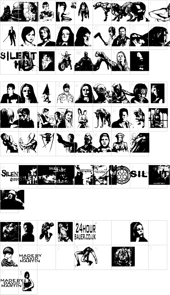 Silent Hill Nightmares Schriftart Font Download Kostenlos