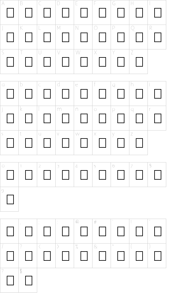 Wrenn Initials Blocked Schriftart Font Download Kostenlos